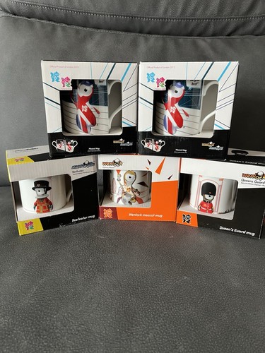 2012 london olympics mugs - london, x6
