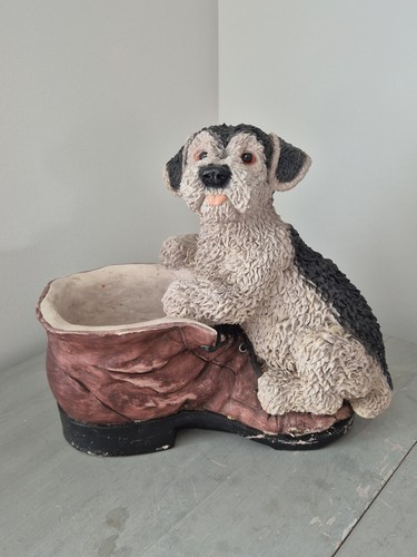 Puppy themed dog planter - puppy,