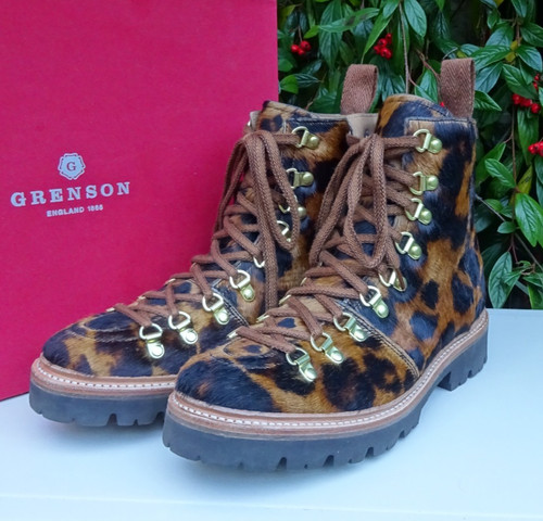 Grenson nanette leopard print - leopard,
