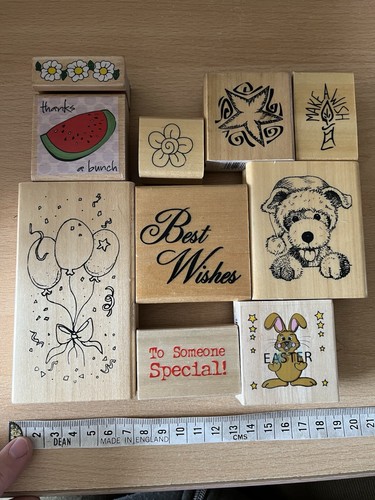 Selection rubber stamps - of,