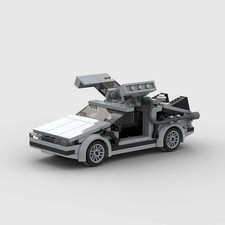 Bttf delorean time machine moc - bttf,