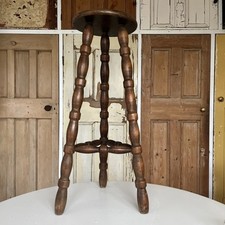 Vintage French Breton Plant Stand Jardiniere Tripod Stand