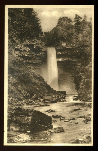 Vintage postcard hawes hardrow - postcard,