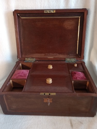 Antique inlaid wooden - antique, vanity
