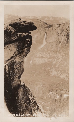 1935 overhanging rock - overhanging, glacier