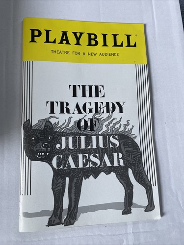 Playbill the tragedy julius - playbill,