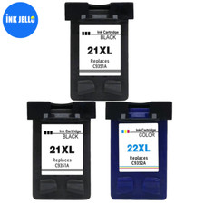 3 Ink For HP 21XL 22XL 2149 2180 D1420 D1430 F4140 F4150 4310 J3608