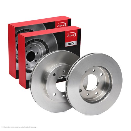 Apec front brake discs - apec, for