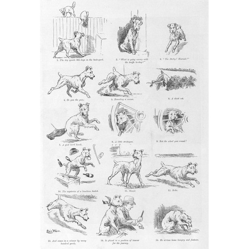Louis wain dog escapes for - wain, a