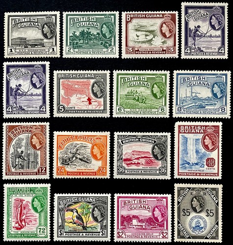 British guiana 1954 - guiana,, of