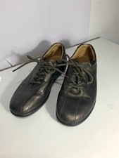 Hotter Lace Up Shoes UK 5 Dark Bronze Effect Upper Leather Comfort Shoes Womens