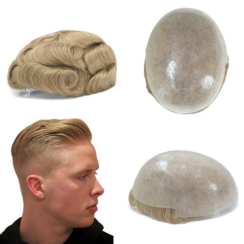 Toupee for men human hair - toupee,