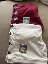 Aston Villa Shorts Age 7/8/9