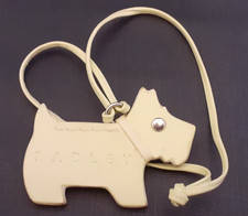 Radley Dog Tags Dog Tag or Handbag Charm Cream