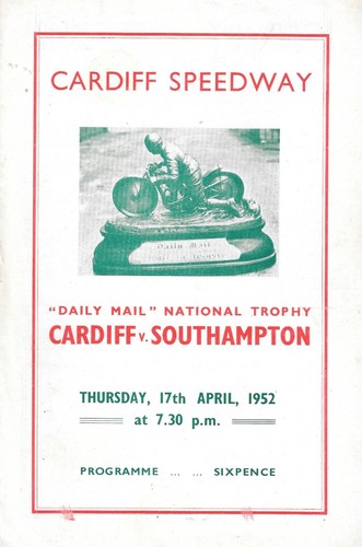 1952 cardiff southampton - 1952,
