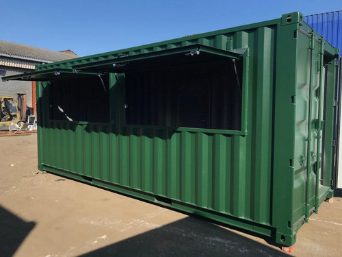 20ft 8ft kiosk shipping - x,