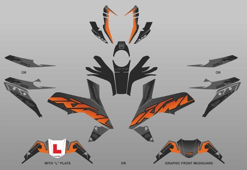 Ktm duke 125 390 graphics - 125,
