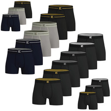Men Bamboo Boxer Shorts Breathable Moisture Wicking Underwear 3 Pack and 6 Pack