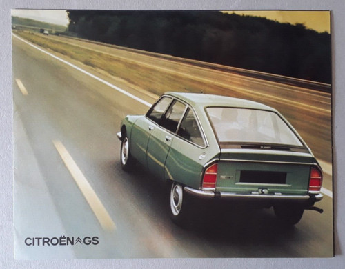 Citroen brochure 1972 gs - brochure,