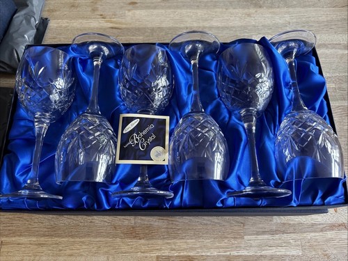 Bohemia crystal wine glasses - bohemia,