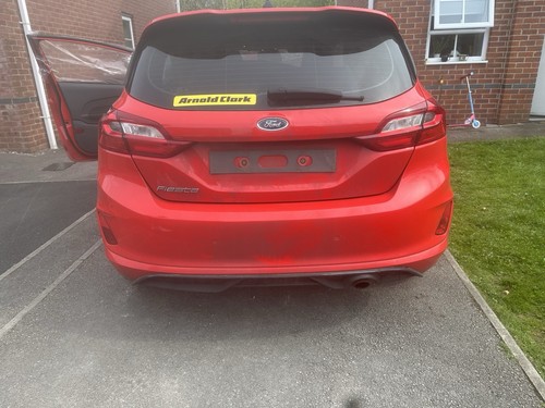 Ford fiesta mk8 - ford, red
