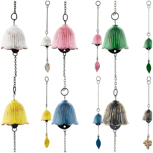 Cast iron wind chime metal - cast,