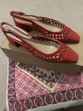 Boden Red Sandals New Boxed Sz