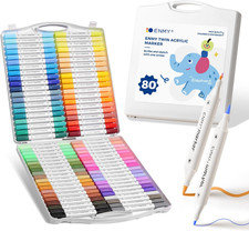 ENMY 80 Colors Acrylic Markers