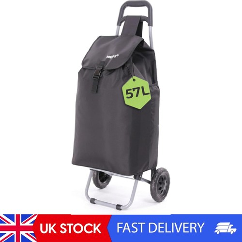 Shopping trolley wheels - on,