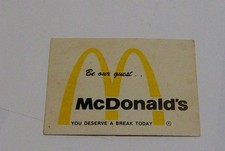 vintage 1970s McDonald's FREE