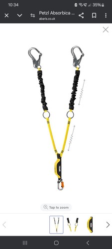 Petzl absorbica tie back - absorbica, tie-back