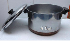 Revere Ware 4Qt,4.5Qt,6Qt,8Qt Stockpot Copper Stainless Dutch Oven &Lid[Pick Pot