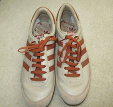 Adidas Arrow Trainers Tan, 3 brown stripe, sneakers Mens UK 7.5
