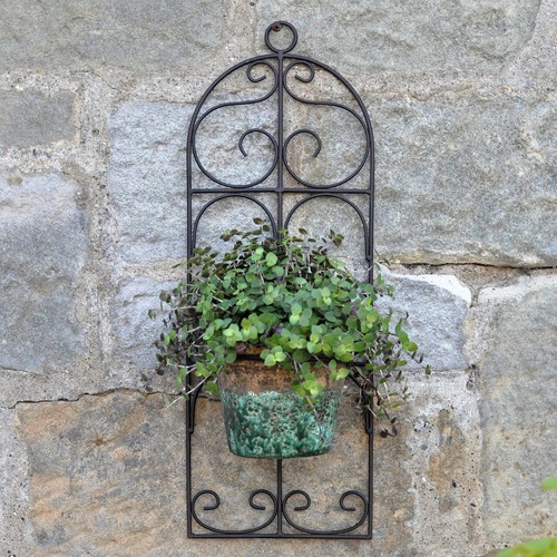 Garden scroll metal single - garden,