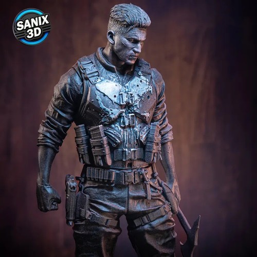 Punisher resin printed 10 - punisher,