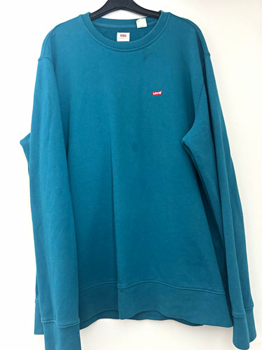 Levi men blue crew neck - men's,
