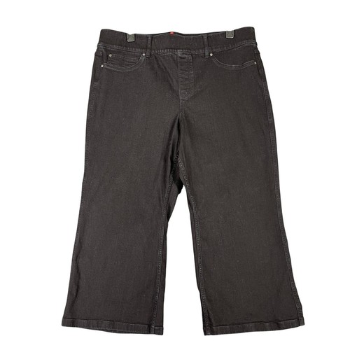 Spanx cropped wide leg jeans - spanx,