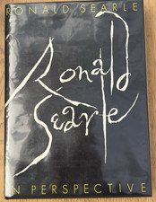 Ronald Searle in Perspective 1st Ed. Hardcover + 11 Letters Signed / Initialled