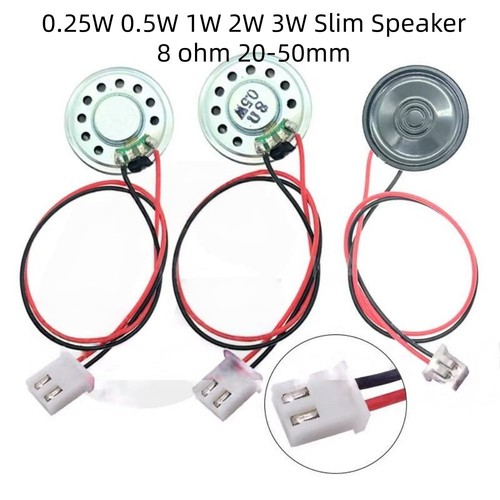Slim speaker ohm 50mm - slim, 8