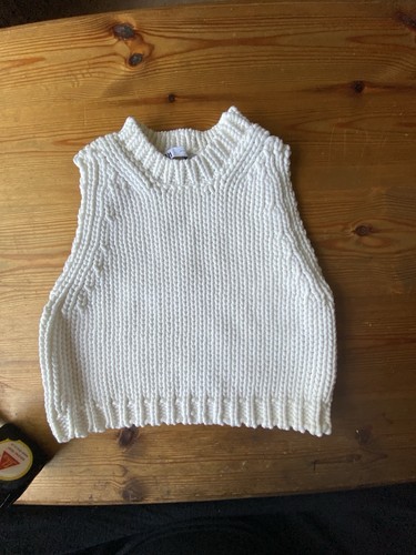 Zara chunky cropped knitted - zara,