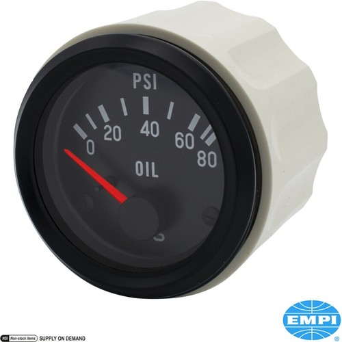 Vdo oil pressure gauge 80psi - pressure,