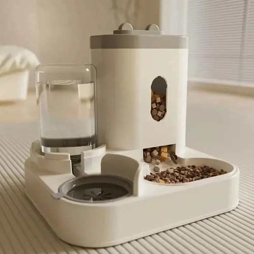 2in cat food dispenser - cat, water