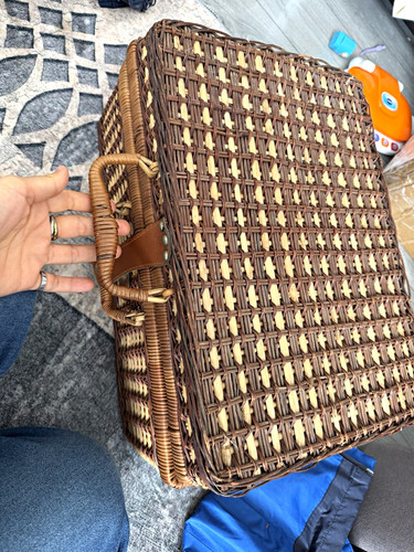 Wicker picnic basket ware - wicker, &