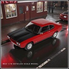 MCG 1:18 Scale Diecast 1970 Ford Capri MK1 RS 2600, Red - MCG18538