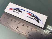 R75 SHAPE VISOR Stickers /