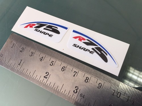 R75 shape visor stickers - visor,