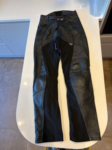 Ladies leather motorcycle