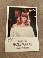 JESSICA FOX    (HOLLYOAKS) PRESIGNED CAST CARD