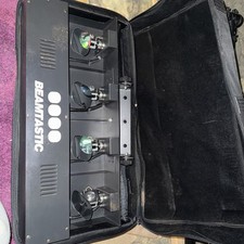 Equinox Beamtastic EQLED56 4-Scanner DJ Disco Light + Denon DJ Carry Case – DMX