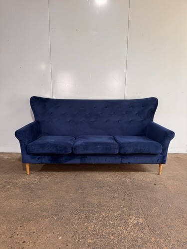 Blue velvet midcentury style - velvet,